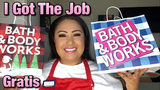 BATH & BODY WORKS HIRED ME // RECEIVED MY FIRST GRATIS