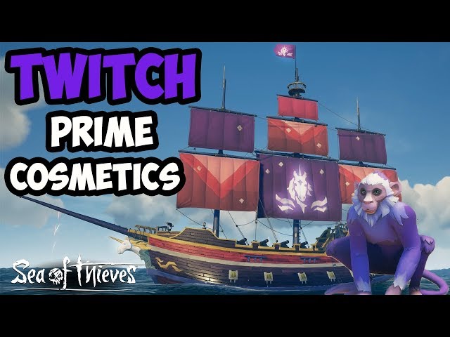 Adopt a purple monkey in Sea of Thieves with your Twitch Prime membership