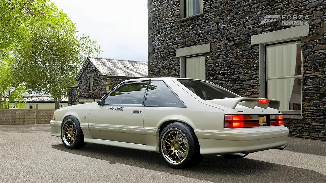 four Life  ① Forza Horizon 4| 590Hp 1993 FORD MUSTANG 5.0 FOXBODY [Street Build