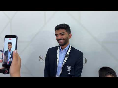 World Champion Gukesh & Challenger Javokhir Sindarov meeting Fans together at Chess Olympiad 2026