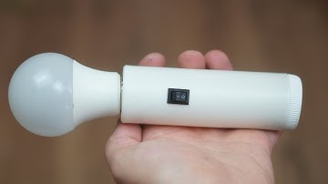 How to make a handy lamp using an old LED bulb