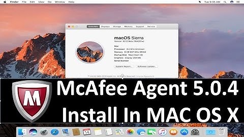 How to Install McAfee Agent 5 0 4  in MAC OS X