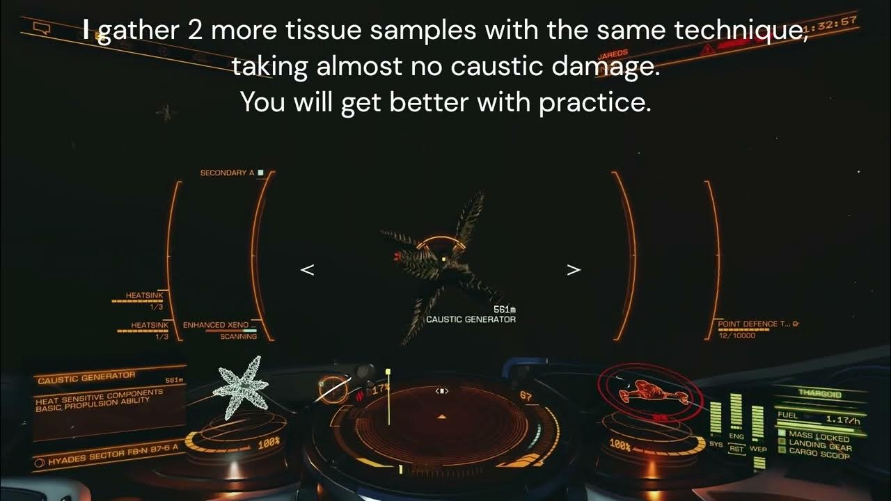 Elite Dangerous Caustic Tissue Sample Tutorial Thargoid Caustic Sink