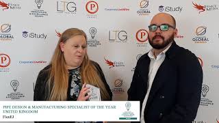 FlexEJ Wins Pipe Design & Manufacturing Specialist of the Year - United Kingdom