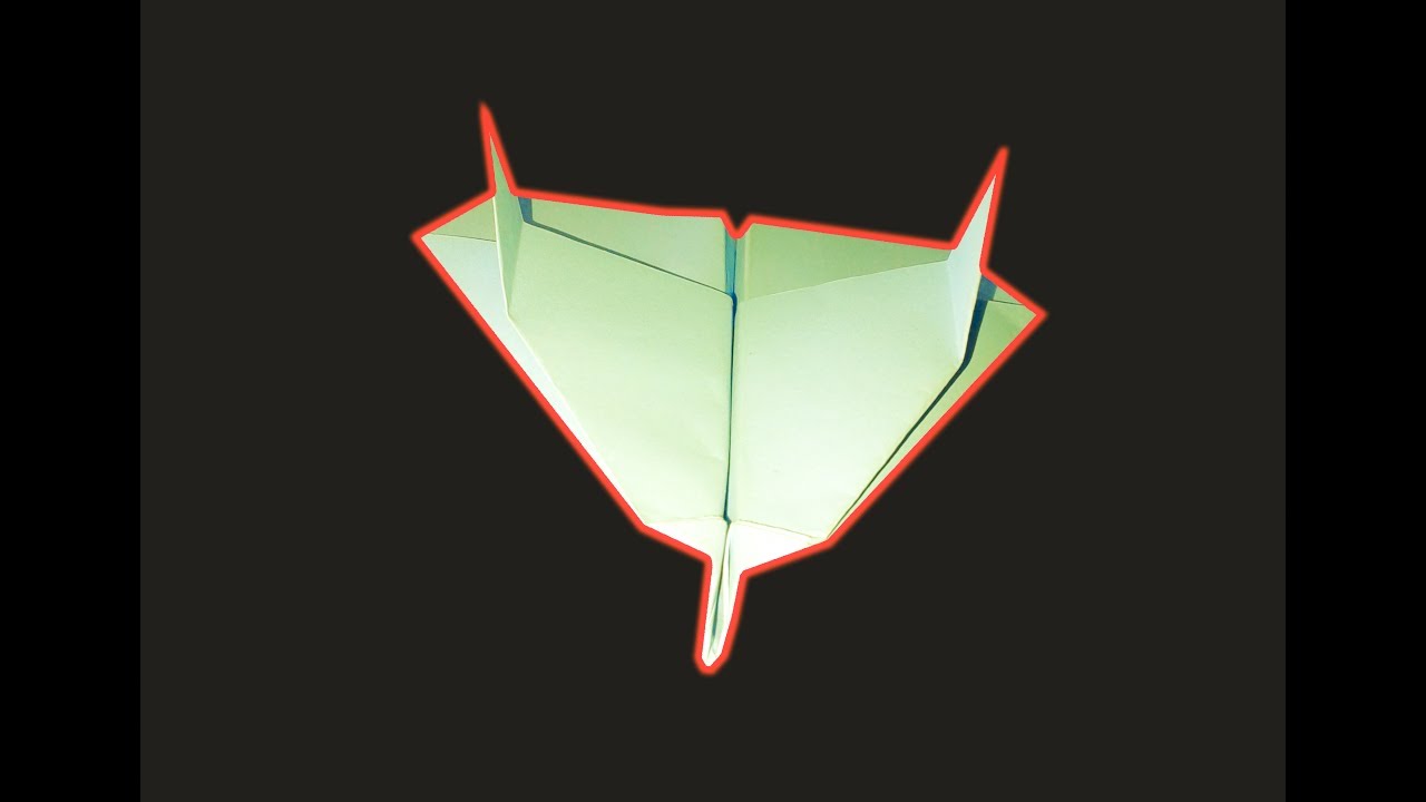 How to make a really good paper airplane with goes 100 feet paper airplane tutorials youtube