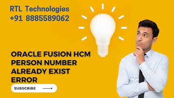 Fusion HCM | Person number already Exist Error | Real time | Interview Preparation | Placement