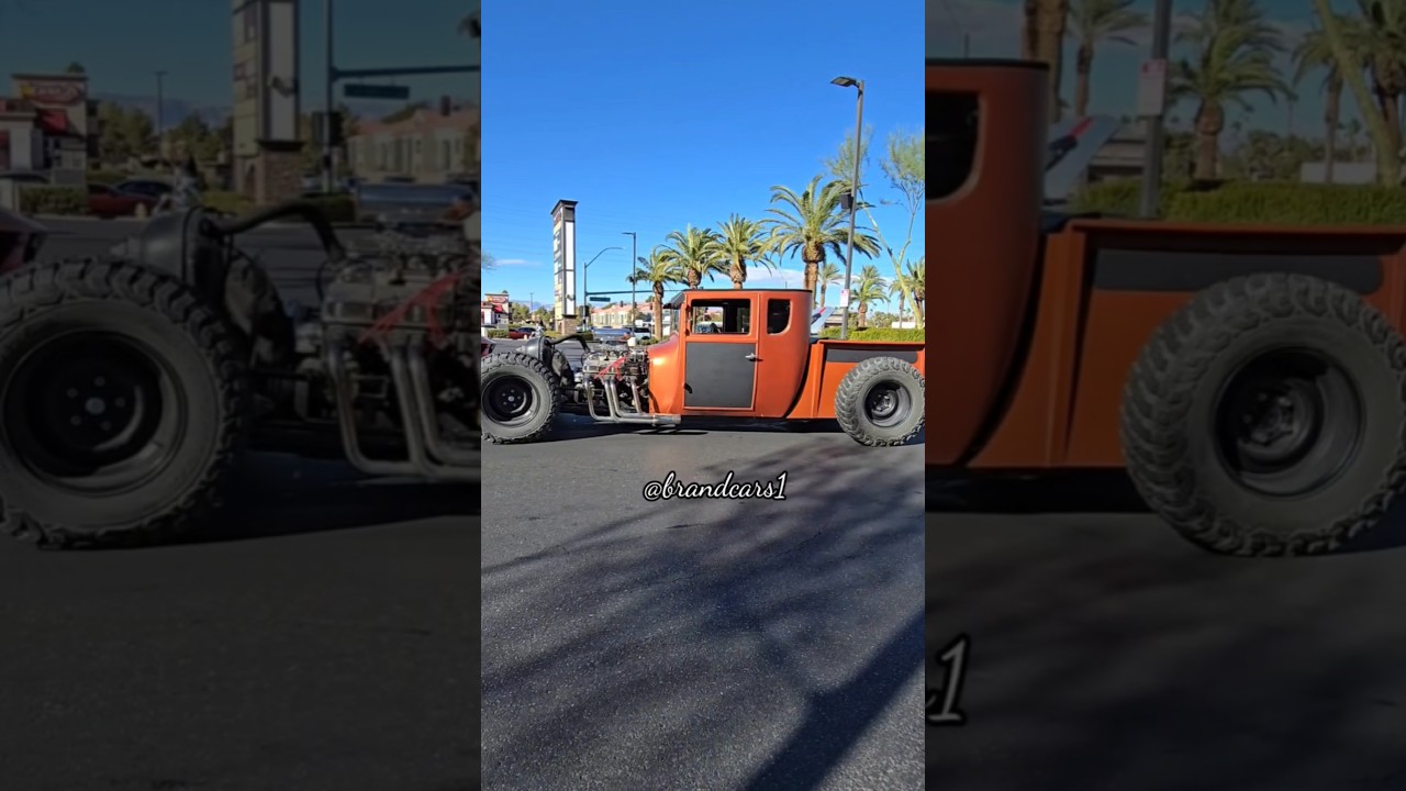 🎈Hot rod🦾😎🤳@brandcars1 #hotrod #bestcar #truck #madmax #lasvegas