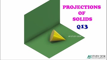 Projections of Solids Q13 - 3D Animation