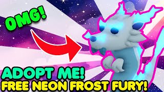 I'm Giving Away A Neon Frost Fury In Adopt Me! DREAM PET GIVEAWAY!!
