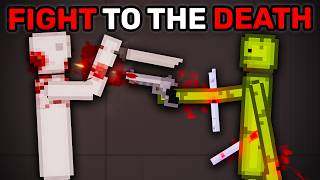 I Made People Playground Fight Melon Sandbox To The Death