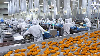 Overwhelming Scale! The Amazing Mass Production of Korean Hot Dogs / Korean food factory