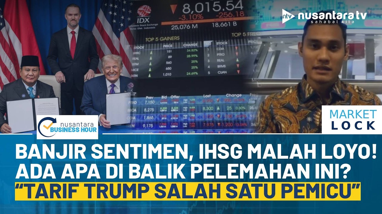 [FULL] IHSG Anjlok di Tengah Banjir Sentimen, Analis Ekuitas: Salah Satunya Karena Tarif Trump | NBH