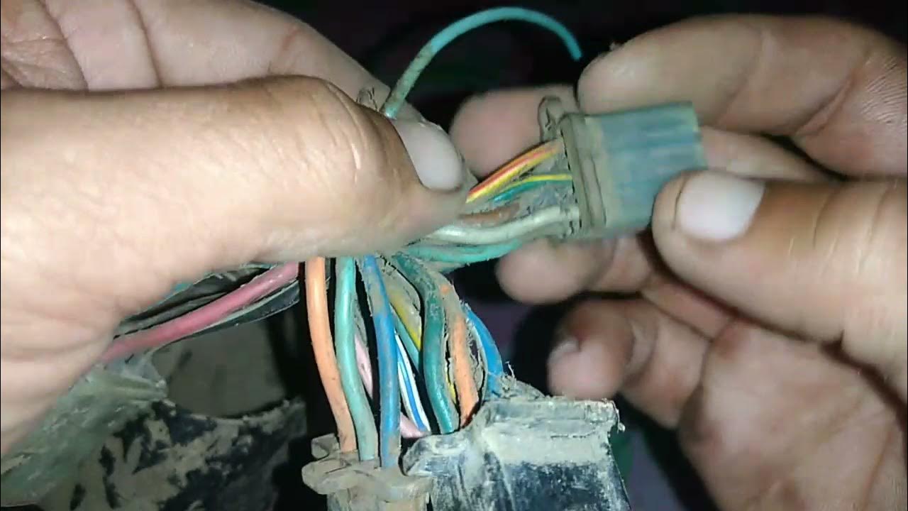 Honda xrm/wave harness wire color coding - YouTube