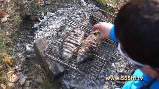 Карп запеченный на решетке. Карп запеченный на решетке.