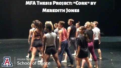 MFA Thesis Project: "Cork" by Meredith Jones