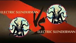 Shadow Fight 2 Electric Slenderman Vs Electric Slenderman