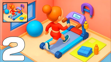 Perfect Gym - Gameplay Walkthrough Part 2 - Build The Best Gym In Town (Android, iOS)