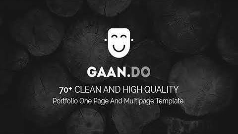 Gaando - Responsive Portfolio And Multipurpose HTML Template | Themeforest Website Templates and