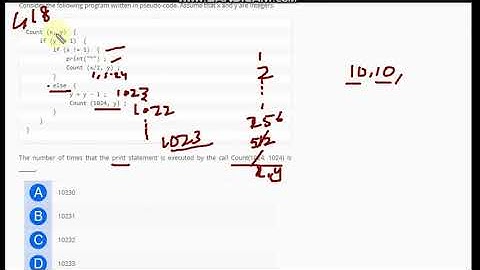 Programming : GATE 2018 CS/IT PREVIOUS YEAR SOLUTION