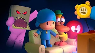 👹 POCOYO E NINA - Máscaras Assustadoras [121 min] | DESENHOS ANIMADOS para crianças