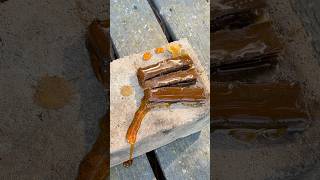 Waxed cardboard for starting a fire🕯️🗞️ #bushcraft #lifehacks #survival #camping #outdoors