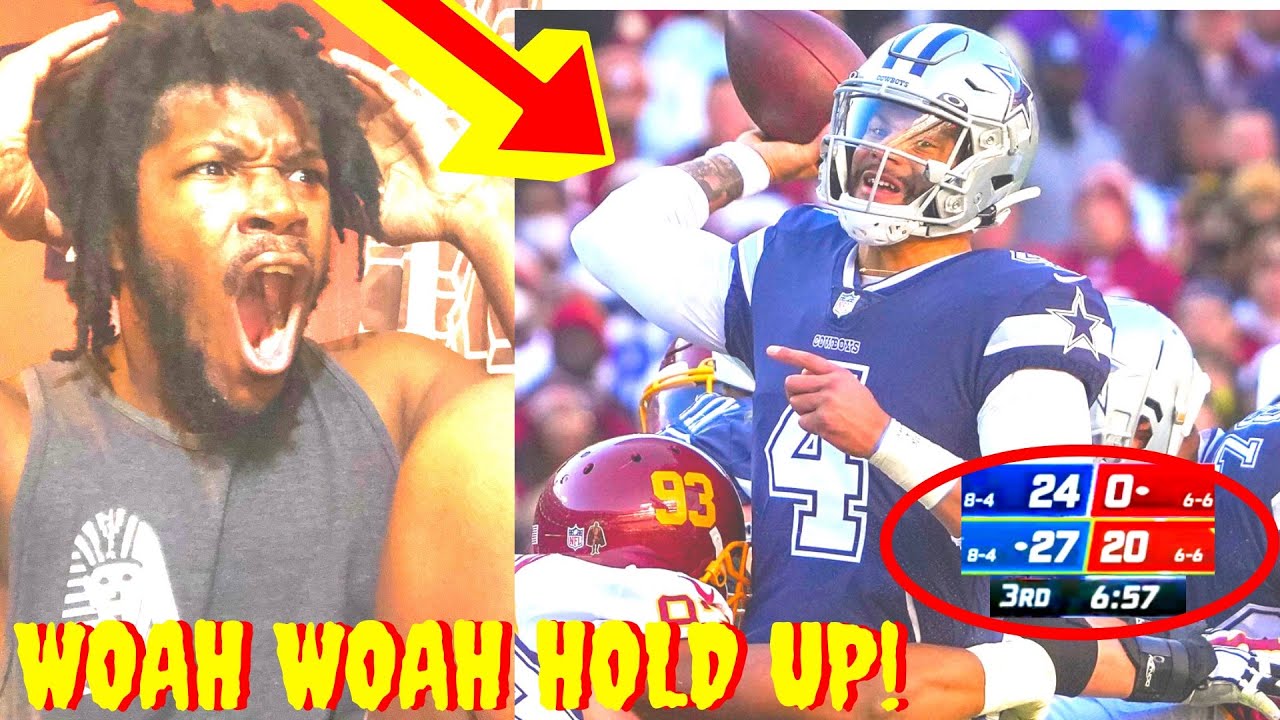 COWBOYS VS WASHINGTON REACTION 2021 DALLAS COWBOYS VS WASHINGTON FOOTBALL TEAM HIGHLIGHTS REACTION