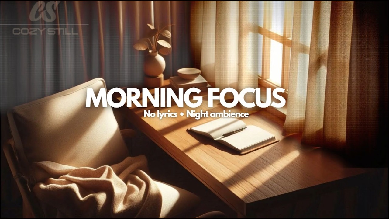 Calm Music • Sunny Morning Balcony Focus, Instrumental (No Lyrics, NO ads)