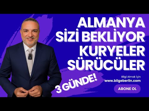 ALMANYA SİZİ BEKLİYOR | KURYELER - PROFESYONEL SÜRÜCÜLER