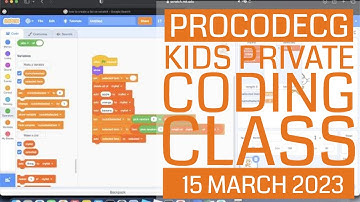 ProCodeCG Kids Private Coding Class - Flurin & Corsin - 15 March 2023