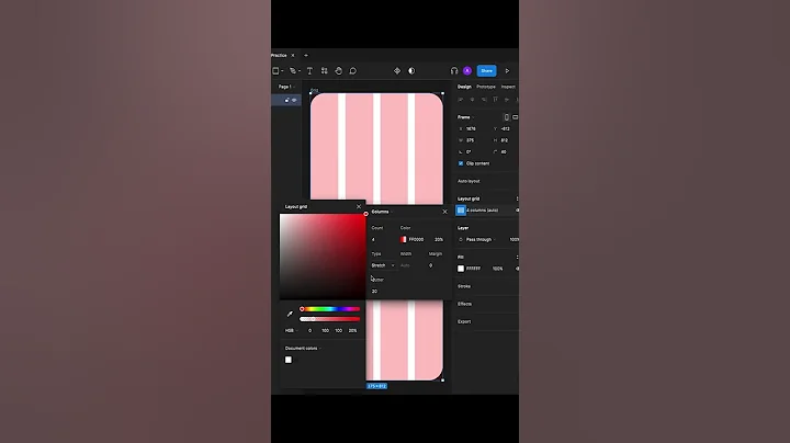 How to create mobile layout grid in figma - Speed UI Design