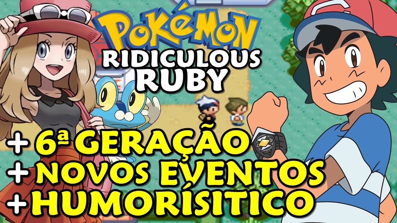 Pokémon Ridiculous Ruby (Hack Rom - GBA) - Início Completo com Novos ...