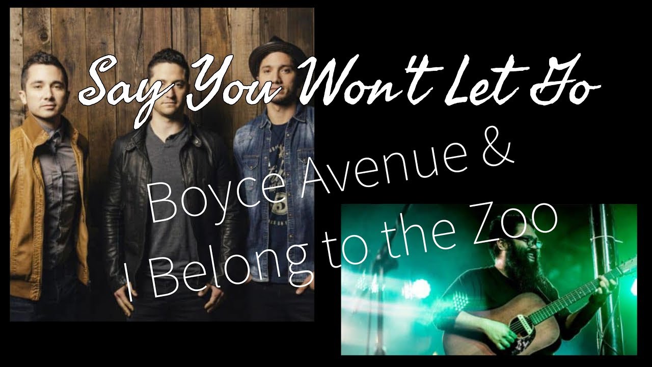 Boyce Avenue Say You Won T Let Go
