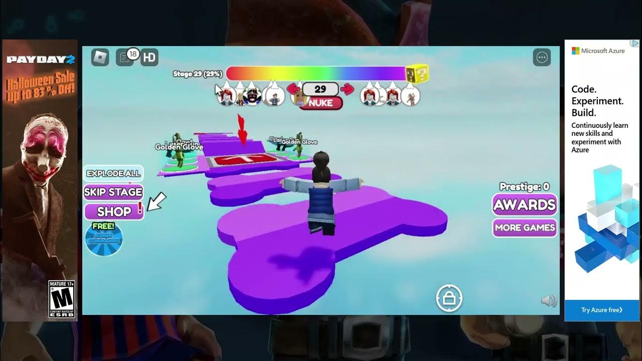 Escape purple obby i roblox! - YouTube