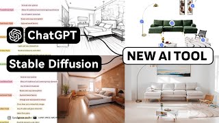 ChatGPT + Stable Diffusion AI whiteboard for Architecture and Interior Design