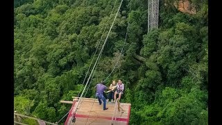 Big Swing Graskop 70m free fall an adrenaline rush of note!