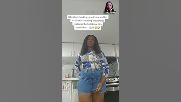 Even heartbreak deserves a clever comeback with ChatGP🤣 #chatgpt #ai #alexa #funny #relatable #duet