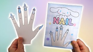 [ Paper Diy ] Sanrio Cinnamoroll Nail Blind Bag ASMR 🔇No Music