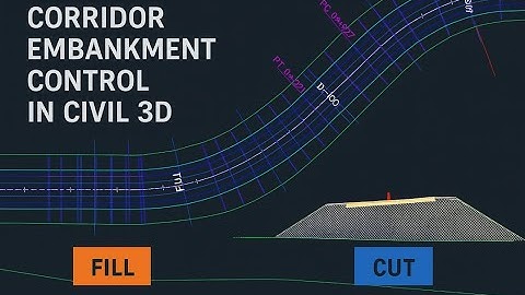 Creating Corridor & Embankment Control in Civil 3D | Professional Cut & Fill Design Workflow