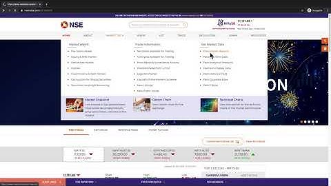 How to find on NSE website Delivery Percentage & Volumes