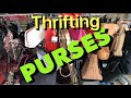 Thrifting purses haul and sale prices in description box