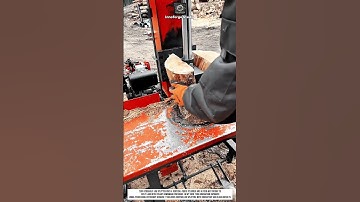 Hydraulic Log Splitter Tool Innovation with vertical-force wedge for cleaner results #innovation