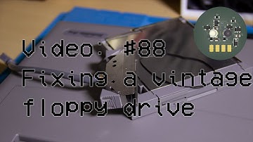 #88 Fixing a vintage floppy drive (part 1 of 2)