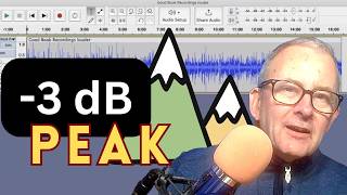 How to Set Your VoiceOver Peaks to  –3 dB in Audacity