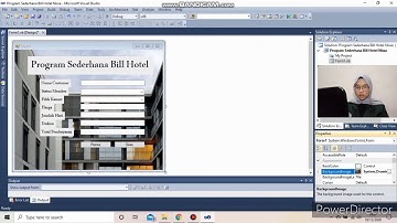 Program Sederhana Bill Hotel Menggunakan Visual Studio 2010