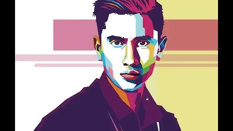 HOW TO MAKE WPAP  POP ART Portrait Tutorial - PHOTOSHOP- Illustrator