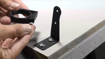 Mounting tip: Mounting with the AXIS F8201 Vari angle Mounting Bracket - high position