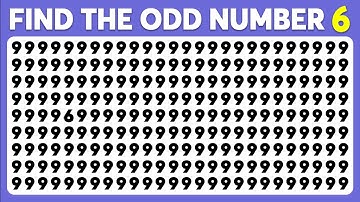 Find the ODD One Out - Numbers and Letters -  Hard Edition | Monkey Quiz