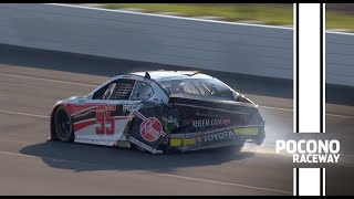 Bell pounds Pocono's wall in Stage 2 | NASCAR Cup Series