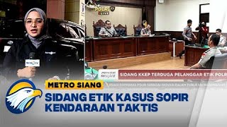 Download lagu Sidang Kode Etik dan Profesi Sopir Kendaraan Taktis - [Metro Siang]