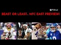 #sportsreportsasordered - BEAST OR LEAST... NFC EAST PREVIEW